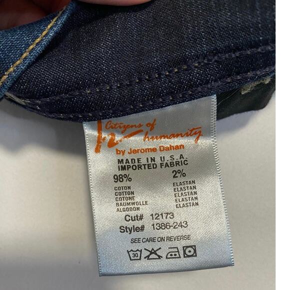 Citizens of Humanity women’s Dani cropped straight jean in dark wash - Picture 4 of 8